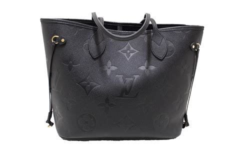 black embossed louis vuitton bag|Neverfull MM Monogram Empreinte Leather .